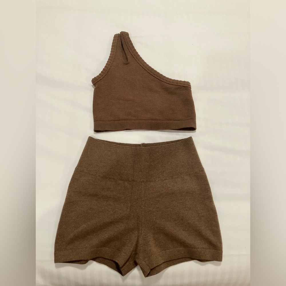 Brown Soft Loungewear Set